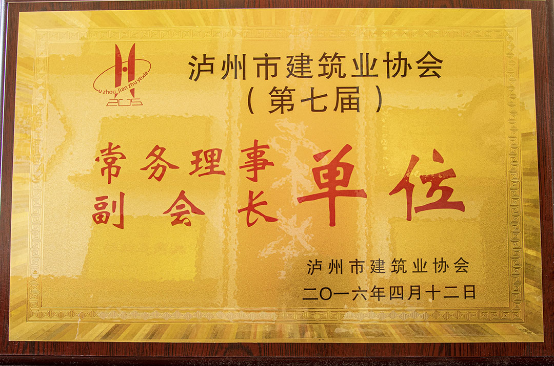 泸州市建筑业协会常务理事副会长单位